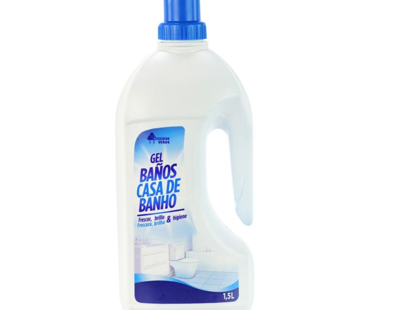 Gel limpiador de baños de Bosque Verde (Mercadona).