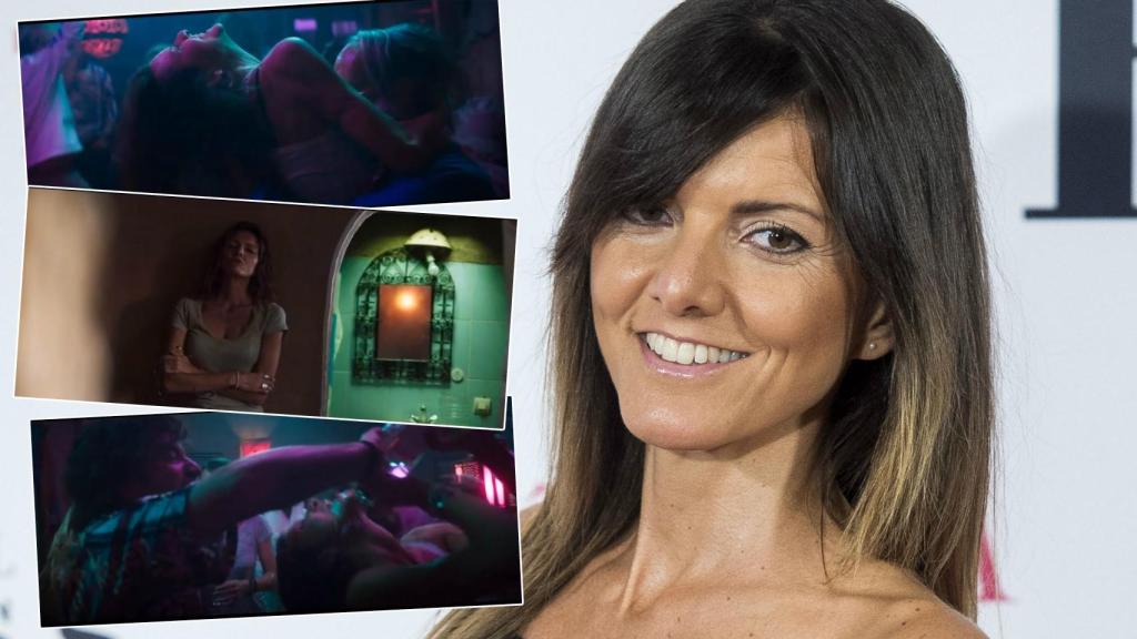 Himar González con algunas escenas de su película '4 latas'.