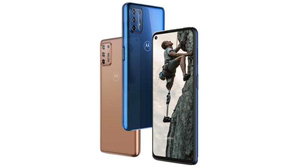 El Moto G9 Plus destaca por su enorme batería.