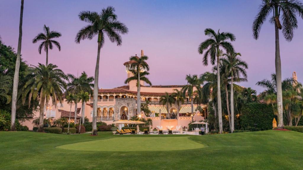 Donald Trump's complex in Palm Beach, Florida.