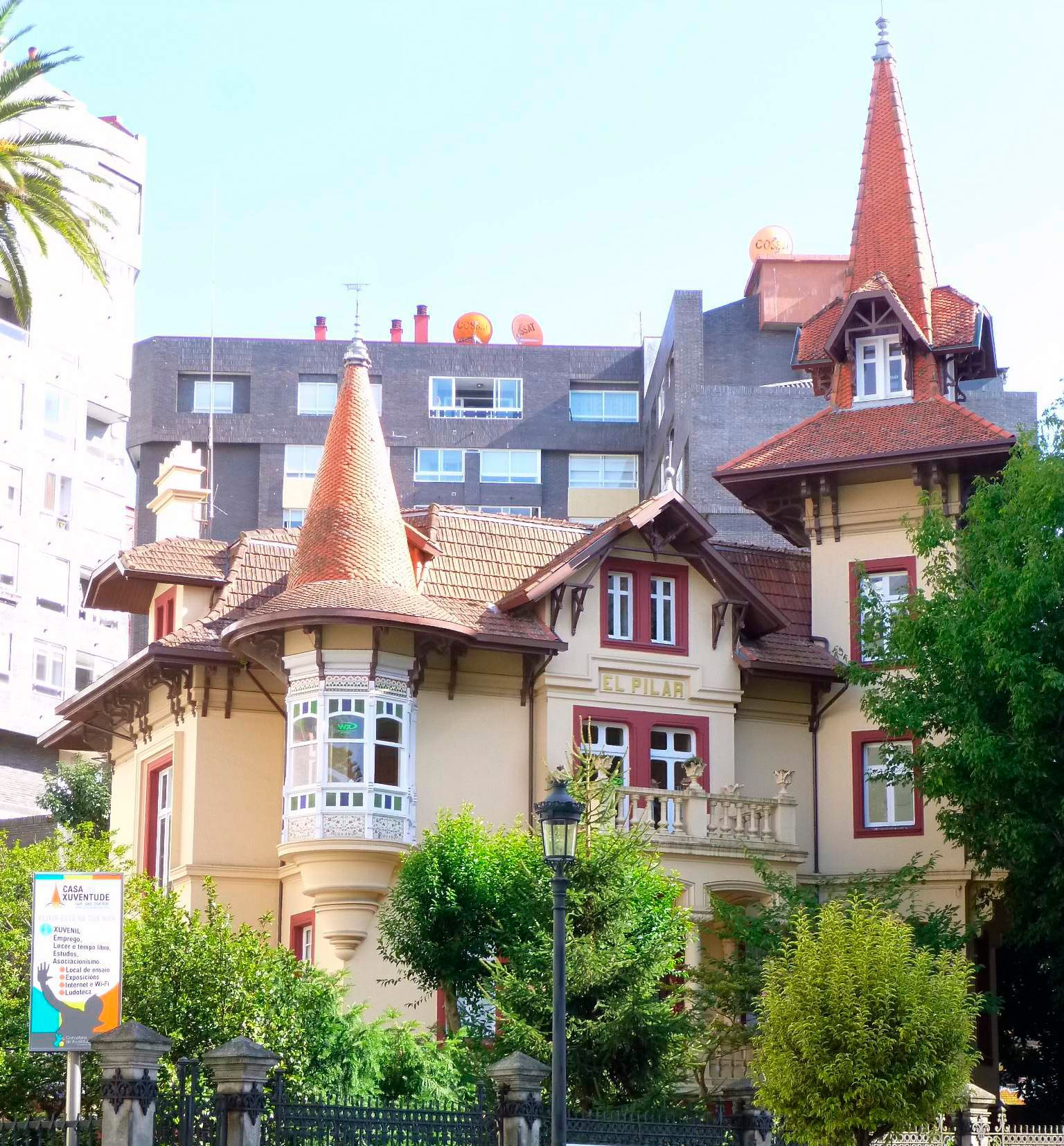 Chalé El Pilar en la calle López Mora.