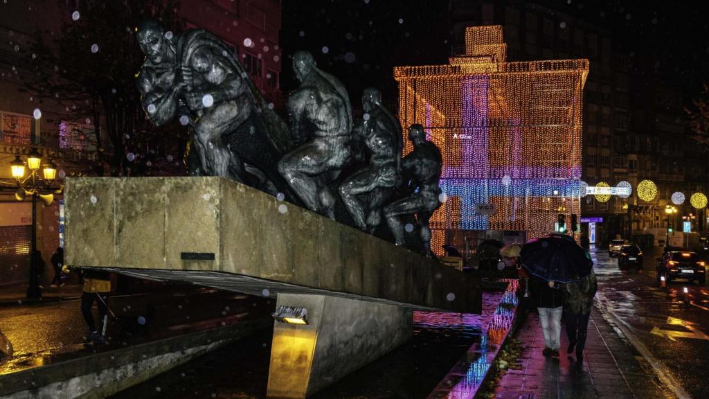 Monumento al Trabajo, conocido como los Redeiros