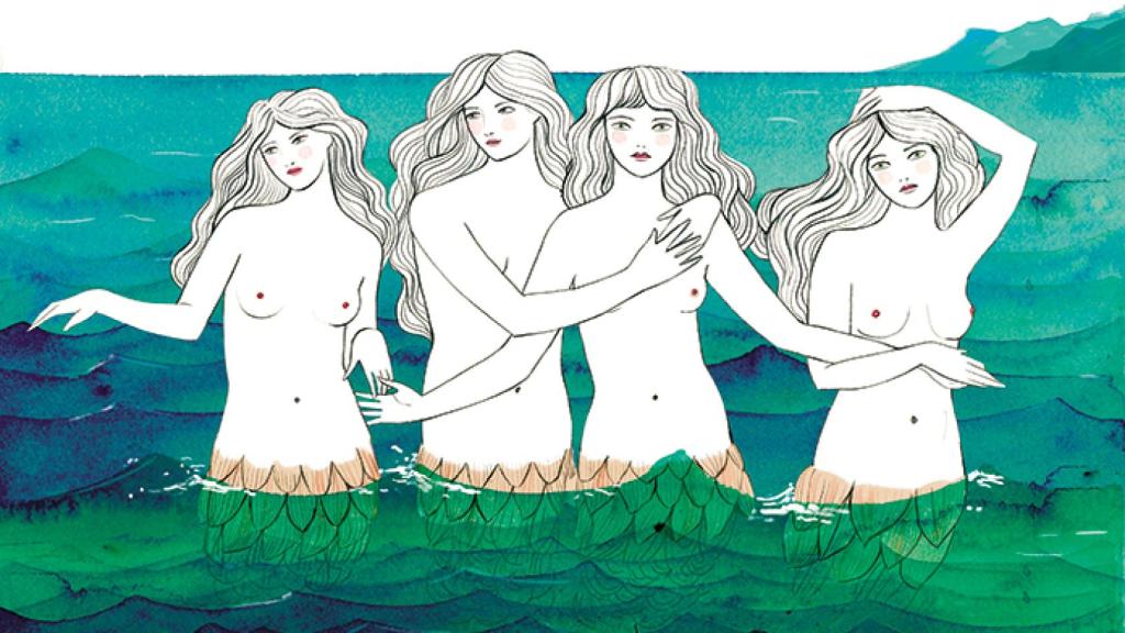 Ilustración de Lady Desidia para 'El jardín secreto de Virginia Woolf' (Lunwerg)