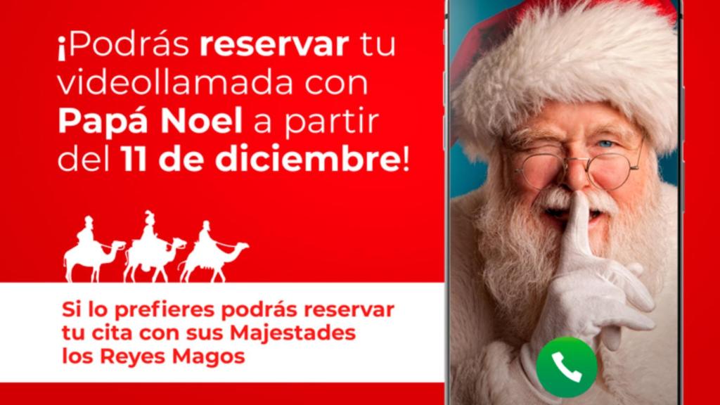 Los niños de Vigo recibirán la videollamada de Papá Noel esta Navidad