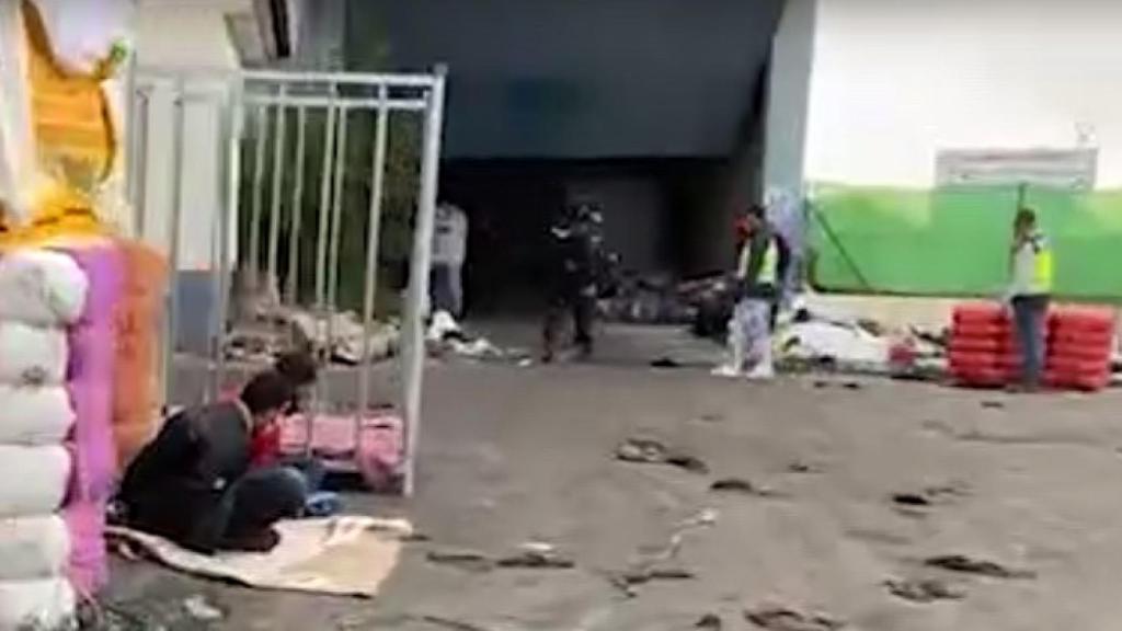 Fábrica donde eran empleados los marroquíes.