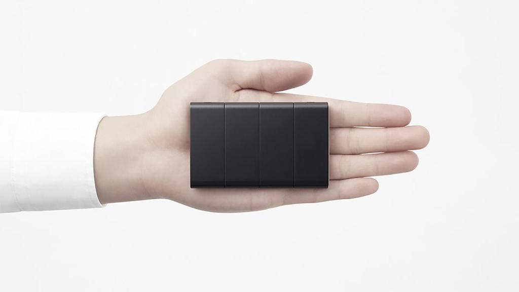 'Slide-phone' plegado.