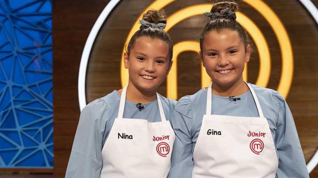 Nina y Gina, las gemelas que revolucionarán las cocinas de 'MasterChef Junior 8'.
