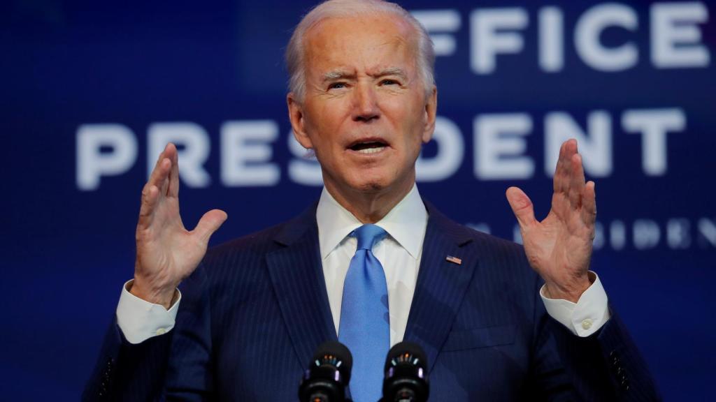 El presidente electo de EEUU, Joe Biden.