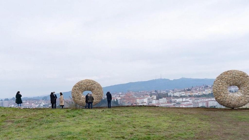 Vista general del mirador del Gaiás y Espellos.