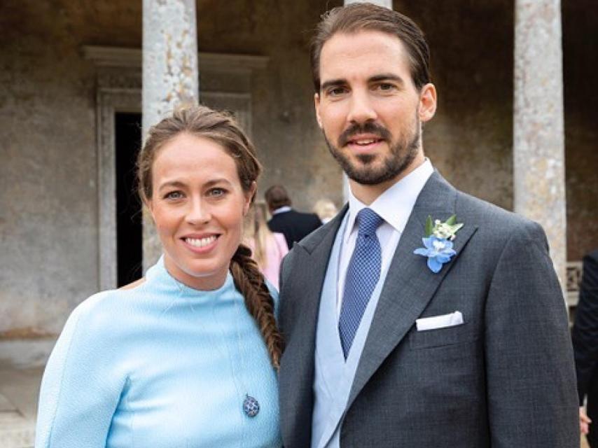 Felipe de Grecia y Nina Flohr solo estuvieron acompañados por sus padres.