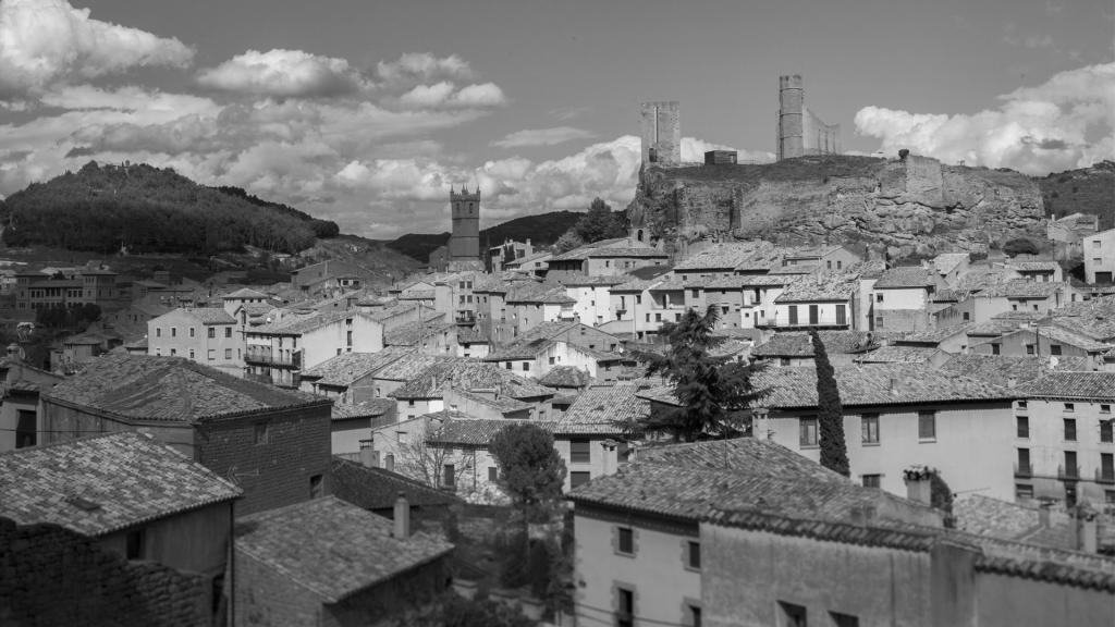 Vista de Uncastillo (Zaragoza).