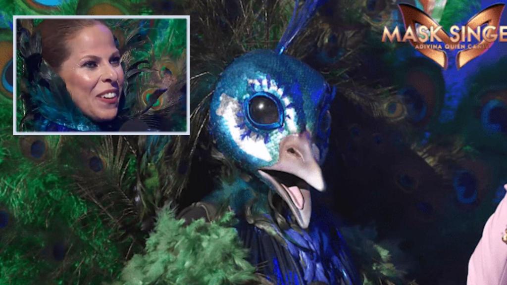 Pastora Soler tras quitarse la máscara.