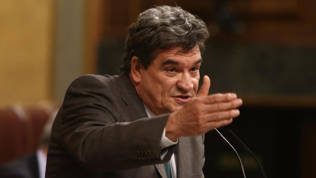 José Luis Escrivá, ministro de Inclusión, Seguridad Social y Migraciones,  en el Congreso.