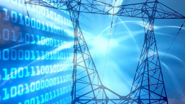 Tendido eléctrico de alta tensión.