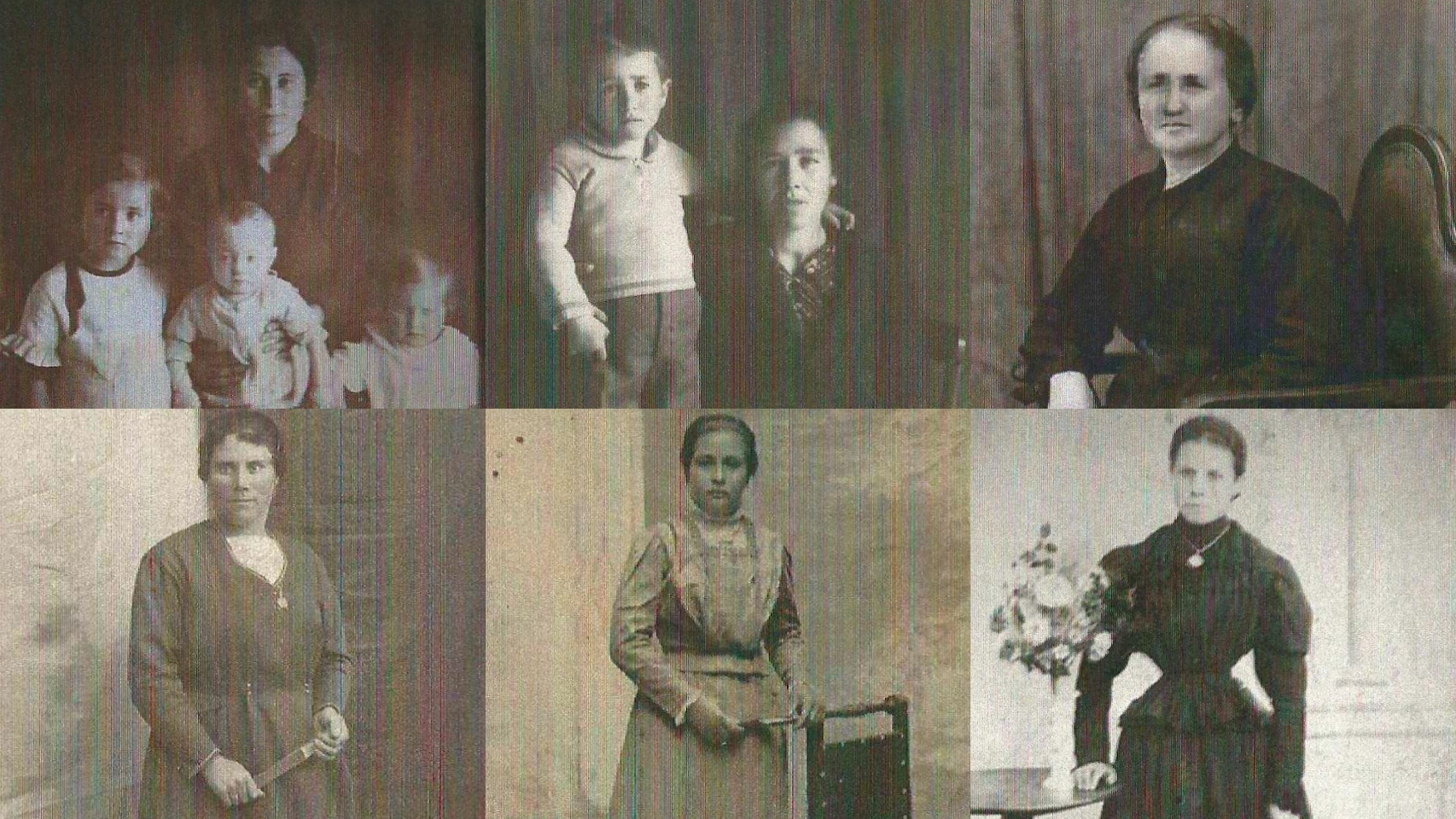 Narcisa, Andresa, Inocencia, Leonor, Julia y Melania.