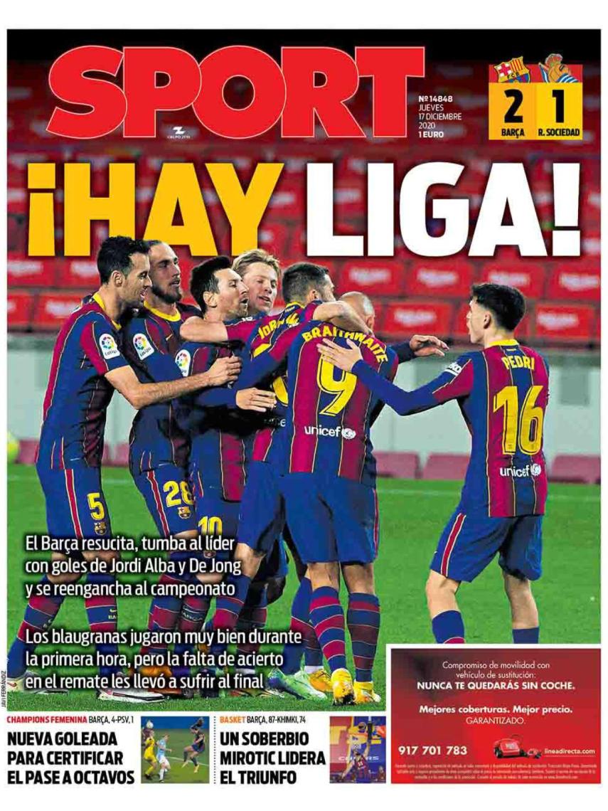 Portada SPORT