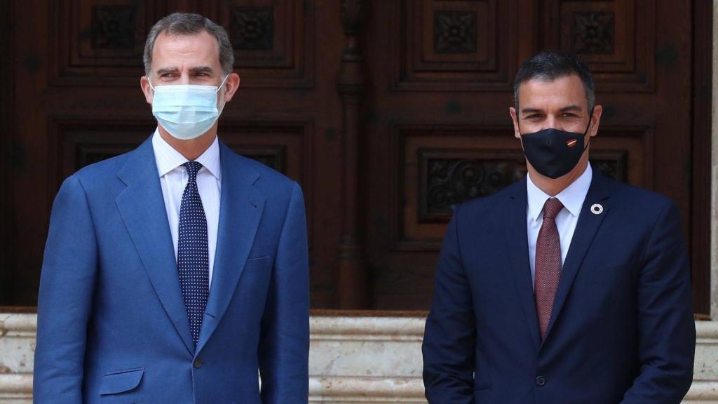 Felipe VI y Pedro Sánchez.