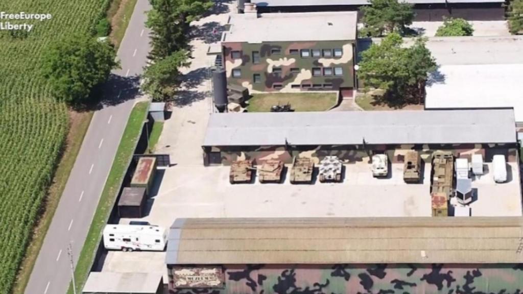 El llamado 'museo militar' de los 'Lobos de la Noche' en Bratislava.