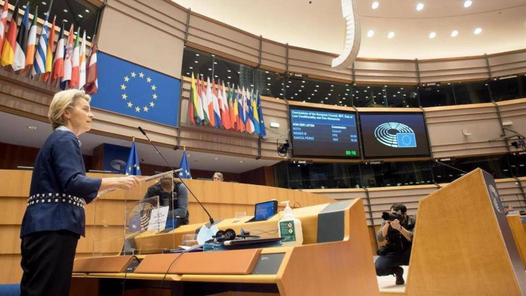 Ursula von der Leyen, presidenta de la Comisión Europea.