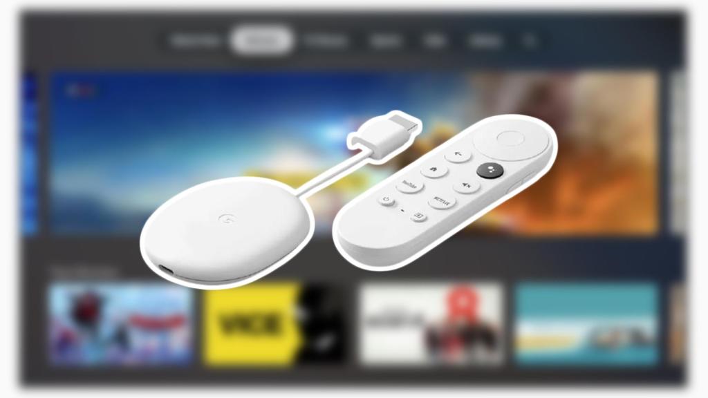 Un Chromecast Google TV.