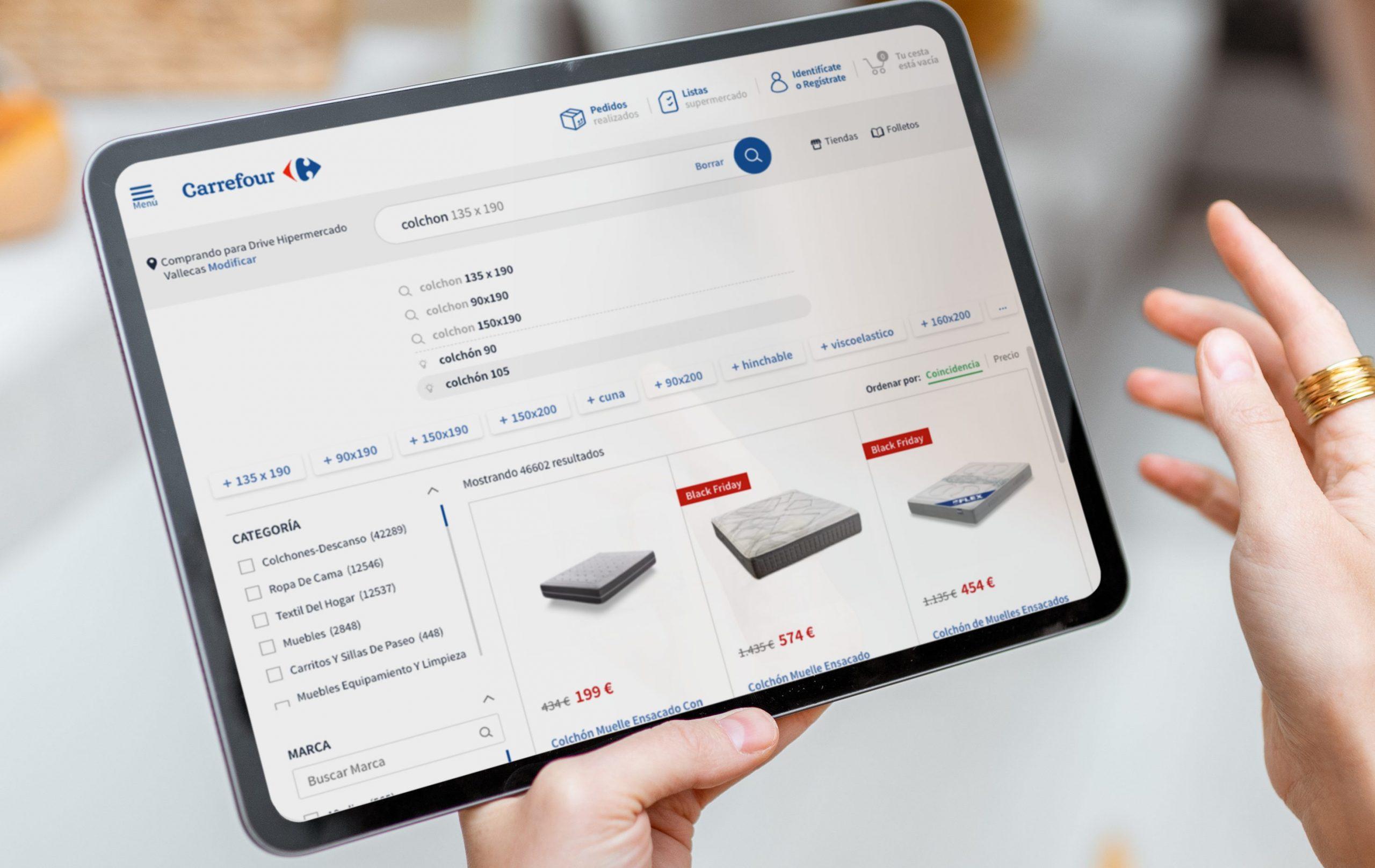 Ejemplo de optimización de búsqueda a través de la tecnología de Empathy.co