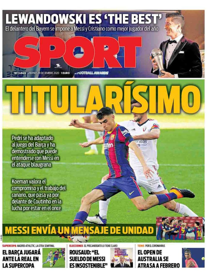 Portada SPORT