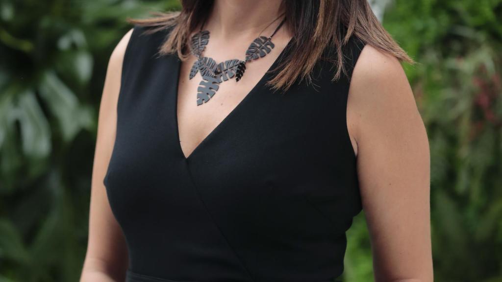 La presentadora Mónica López, actual codirectora de 'La Mañana de la 1'.