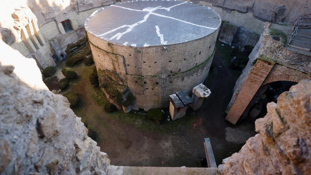 El mausoleo de Augusto, en Roma.