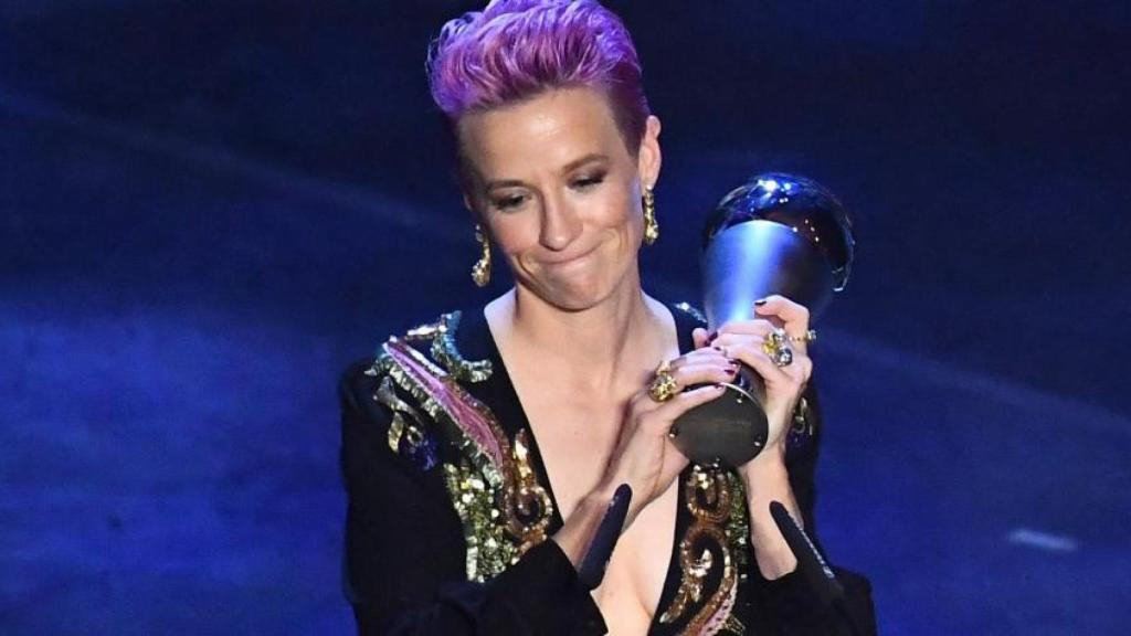 Megan Rapinoe, con el premio 'The Best' en 2019