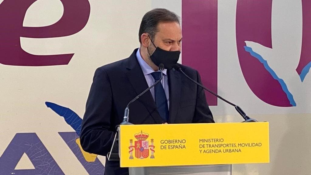 El ministro de Transportes, Movilidad y Agenda Urbana, José Luis Ábalos.