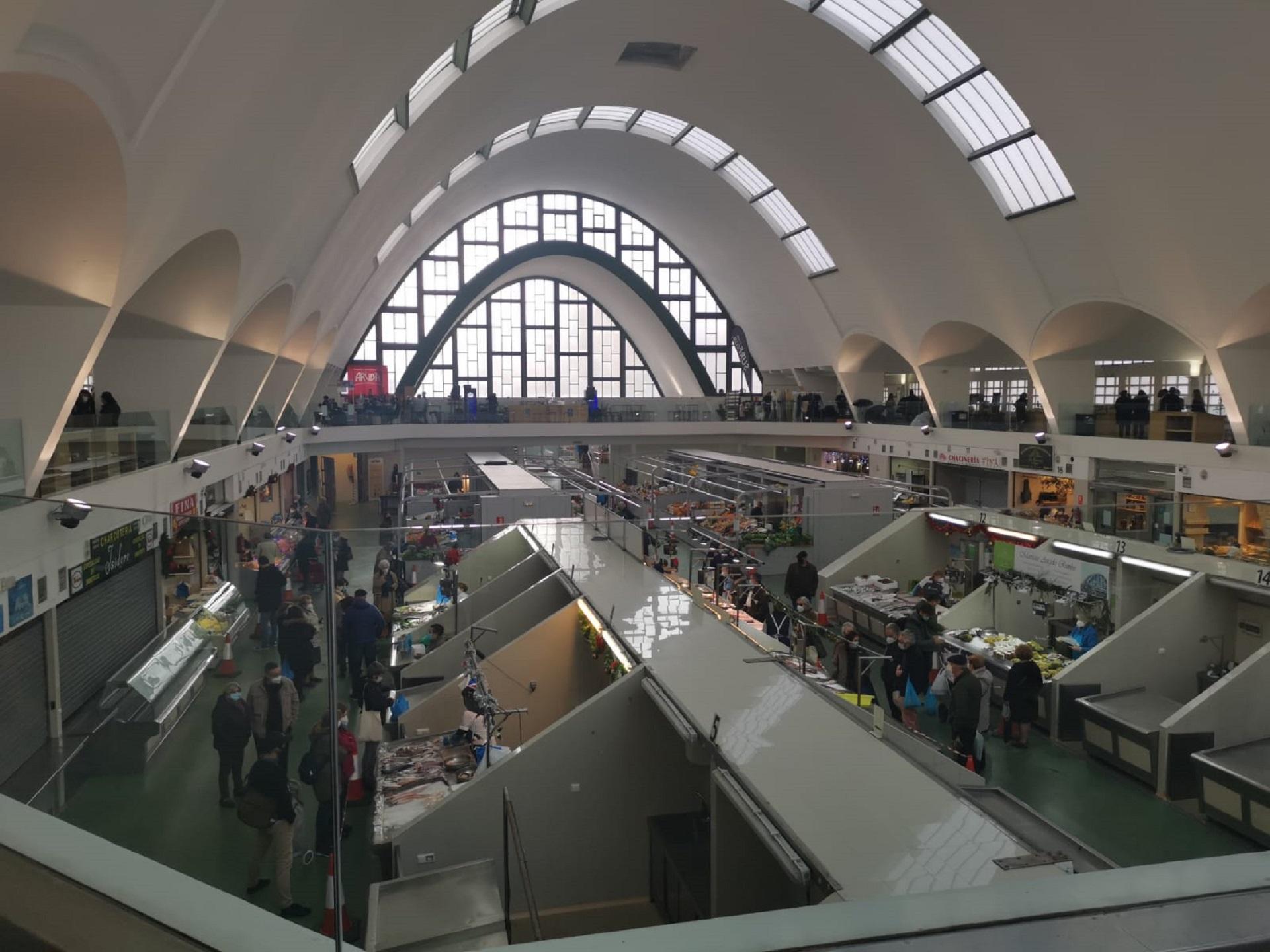 El Mercado de las Nubes de A Coruña en una foto de archivo.