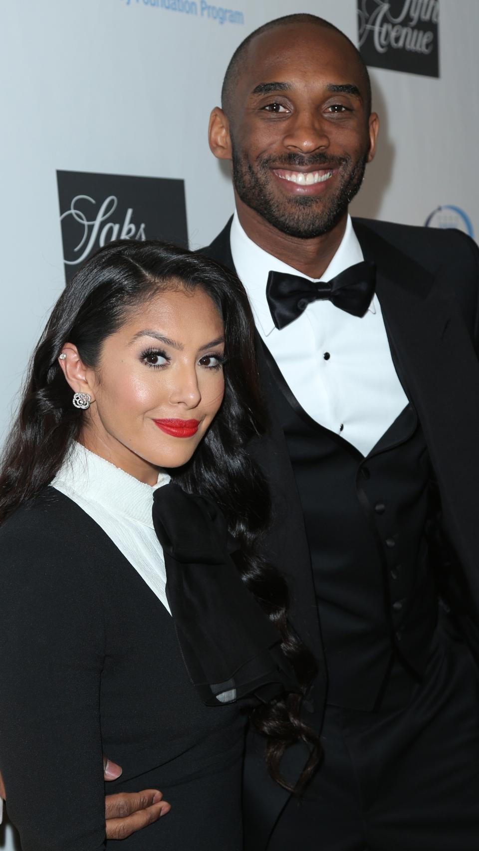 Kobe y Vanessa Bryant.