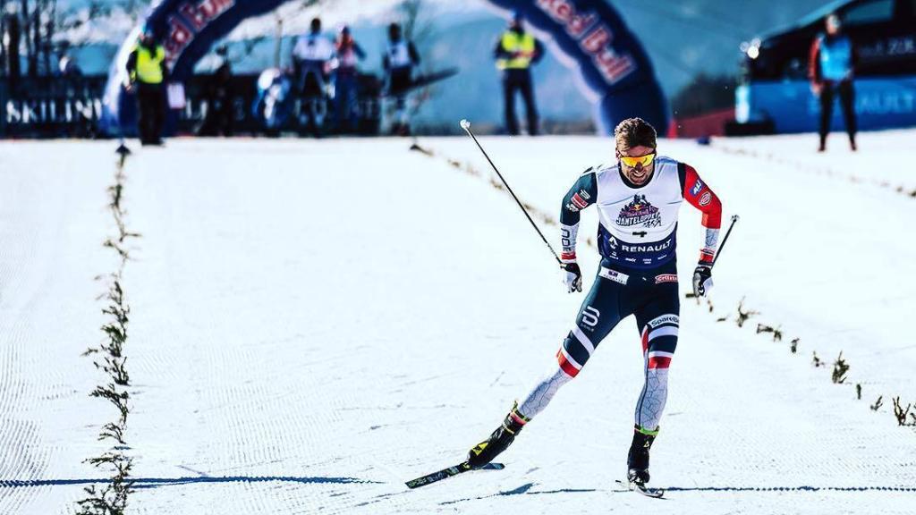Petter Northug en una competición
