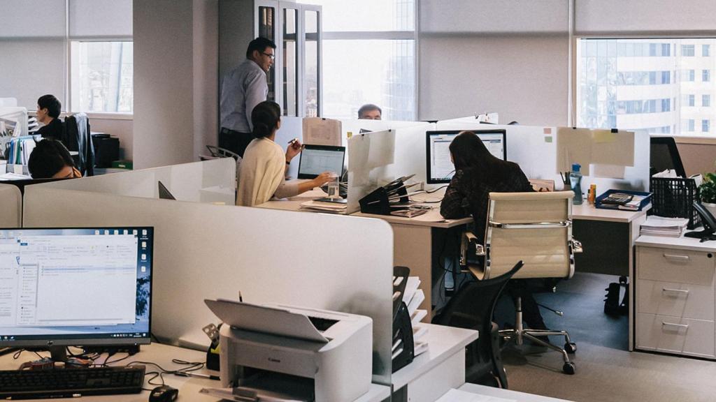 Una oficina.