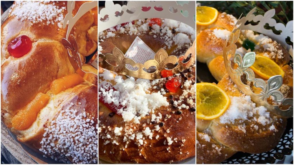 Roscones de reyes de Sémola, Niza y El Trigal.