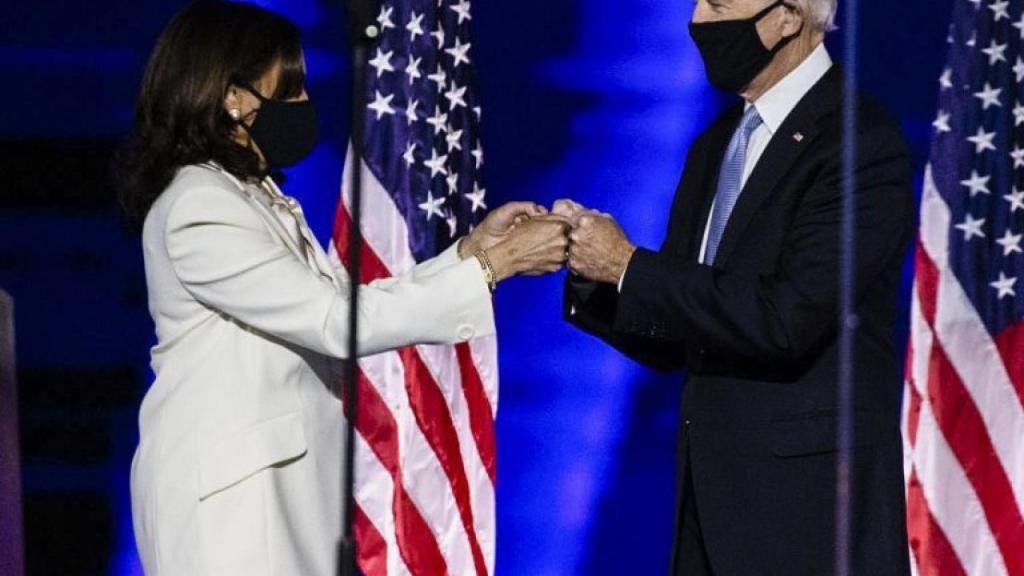 Kamala Harris y Joe Biden.