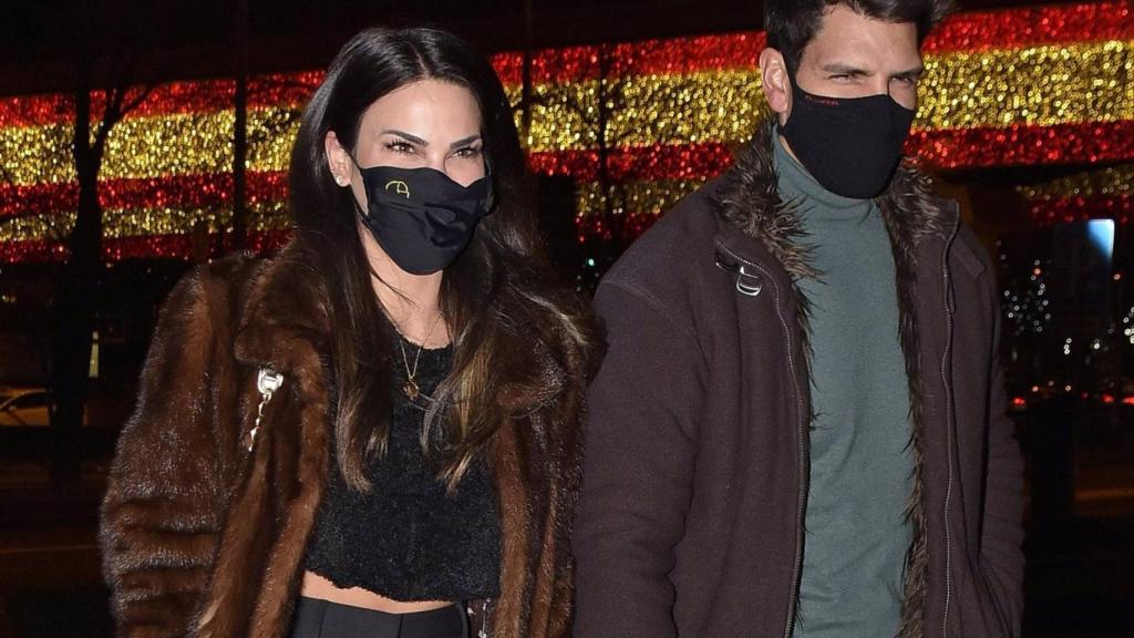 Carla Barber y Diego Matamoros acudiendo al cumpleaños de Kiko Matamoros.