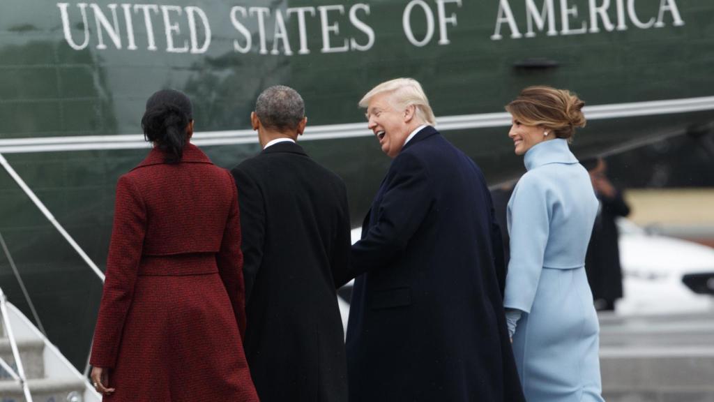 Los Obama y los Trump.