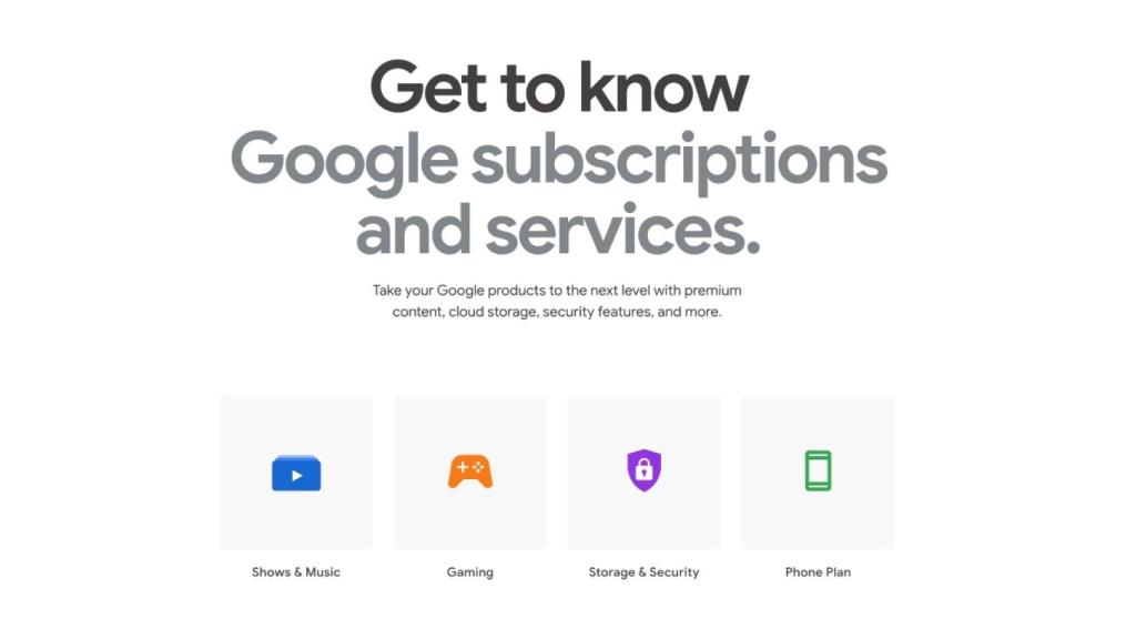 La tienda de Google estrena una sección de suscripciones