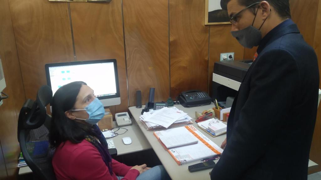 Raúl Pardo-Geijo, en su despacho en Murcia.