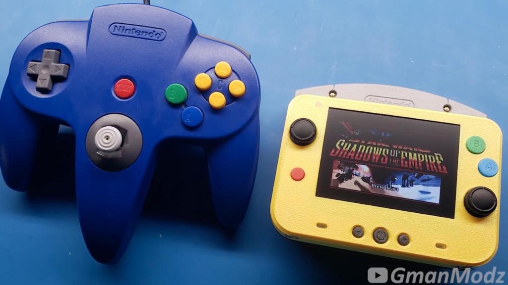 Esta Nintendo 64 portátil es más pequeña que el mando original.