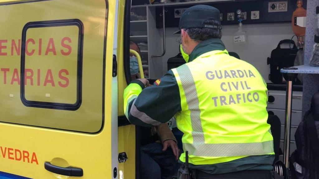 El hombre tuvo que ser trasladado a un centro médico