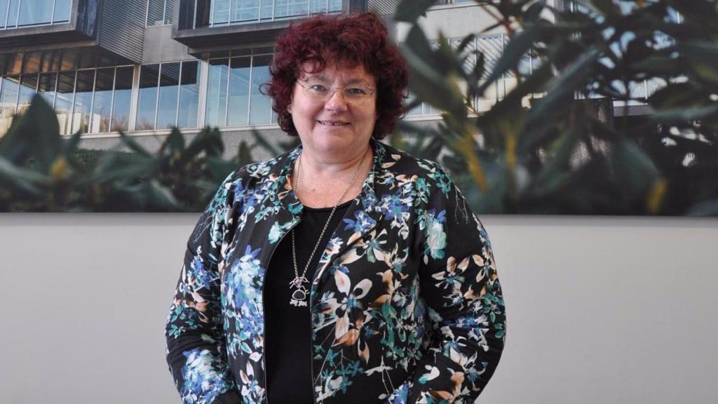 África González en las instalaciones del Cinbio.