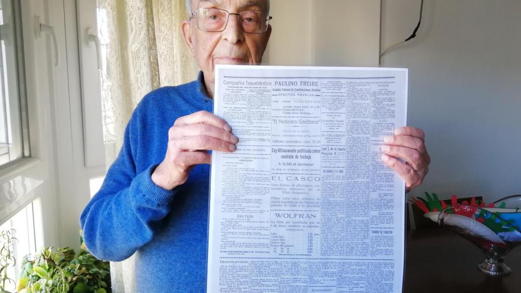 José montó su negocio con las 25 pesetas que le dio la República por nacer el año de la proclamación.