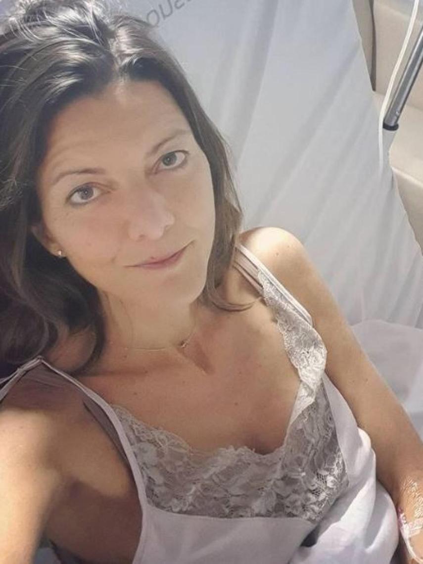 Himar González permaneció 11 días ingresada en el hospital.