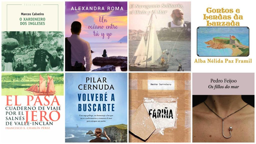 Ocho libros para recorrer O Salnés sin salir de casa