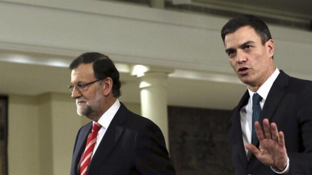 Rajoy y Sánchez, en una imagen de archivo.