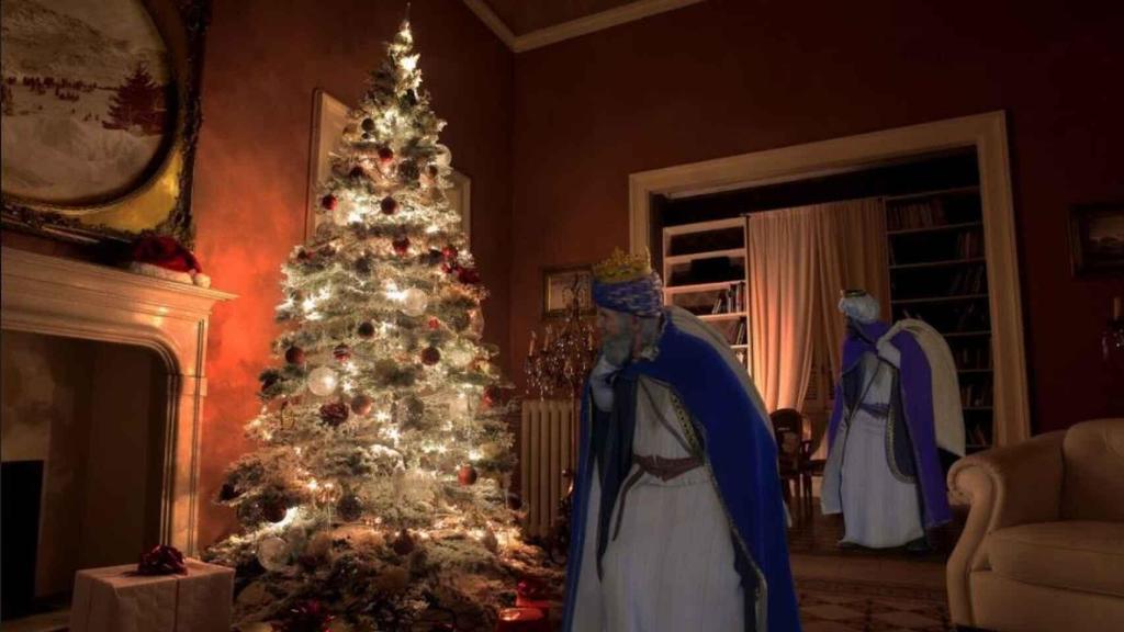 Recreación de los Reyes Magos de una start up cántabra.