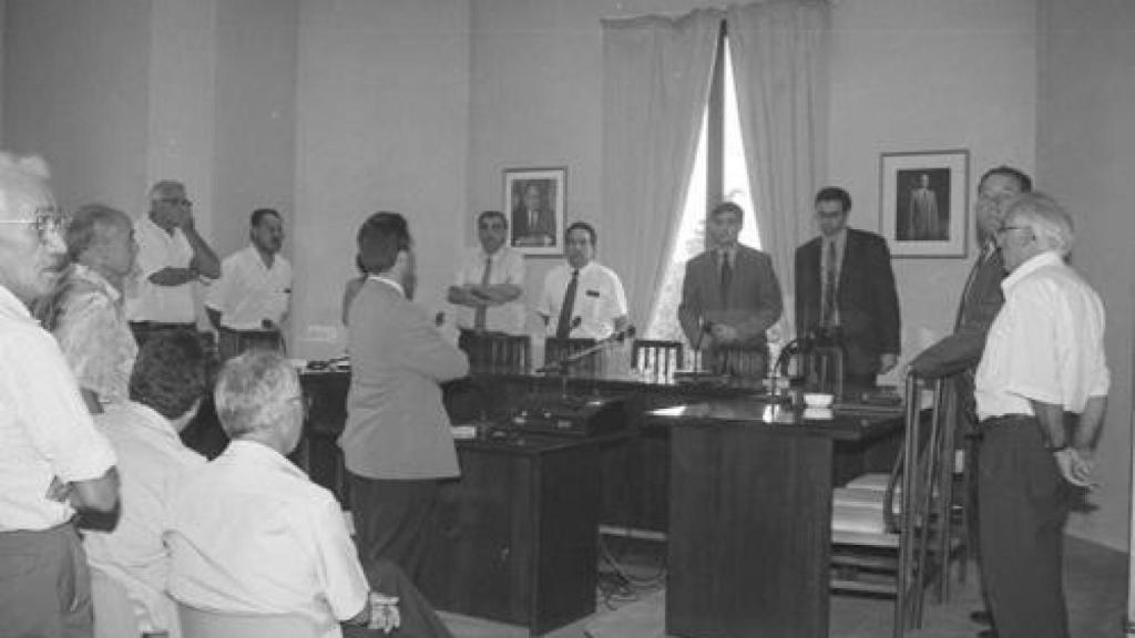 Illa en un pleno del Ayuntamiento de La Roca