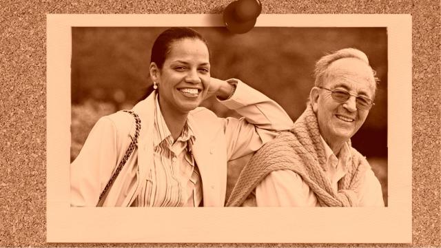 Ronna Keitt y Julio Iglesias Puga en un montaje de EL ESPAÑOL.